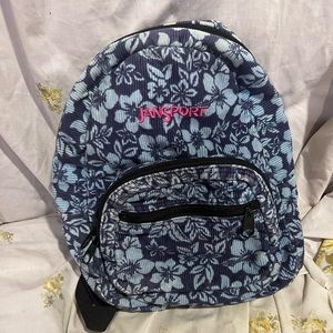 Jansport Mini Blue Flowers Backpack